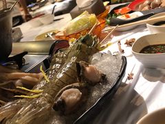 -鲜入围煮花胶鸡海鲜火锅