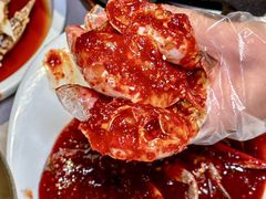 -草家酱蟹炭火烤肉店(珲春南路一店)