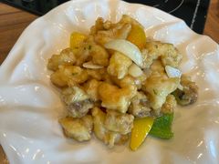 老式椒熘煌鱼鲜虾段-香厨中餐厅(松北香格里拉店)