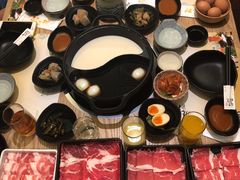 寿喜豆乳鸳鸯锅-伊豆野菜村(大族广场店)