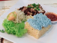 -蝶豆花蓝面条