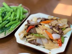 冬笋炒牛肉-聂记粤菜馆(鼓西路店)