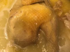 浓厚原只鸡煲花胶汤-鲜入围煮花胶鸡海鲜火锅