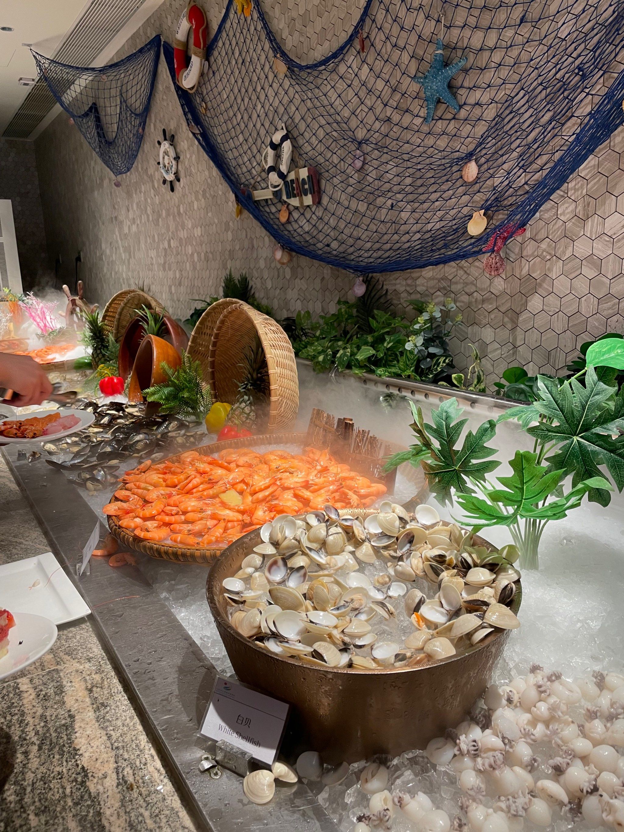 酒店的自助餐大满足