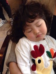 小朋友就是简单 这么吵都能睡着-安卡造型Ankh