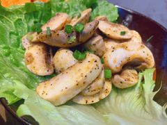 XO酱爆口蘑-胖记烤肉(江汉路店)