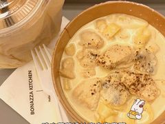 鸡肉蘑菇奶油直身面-BONAZZA 意大利餐厅