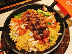 炙烤澳洲西冷牛排铁锅饭-必胜客(威高广场店)