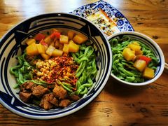 -长青菠菜面·烧烤