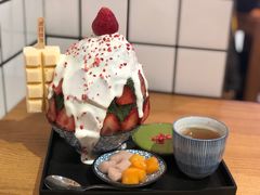 草莓抹茶冰-WONDER ICE 萬得冰田(建設路总店)