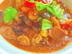 猪尾巴烧鸡胗-王家土菜馆(霍山县店)