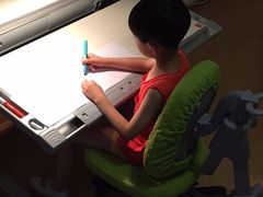 -康朴乐儿童学习桌椅(蓝色港湾店)