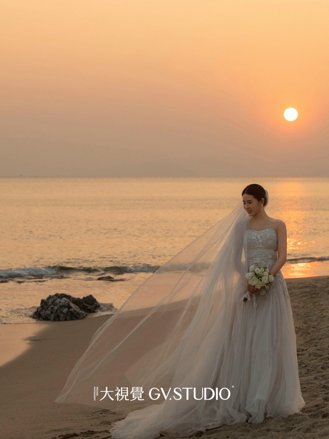 婚纱摄影海景背