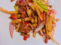 杏鲍菇炒牛柳-西安烤鸭店(369烤鸭王店)