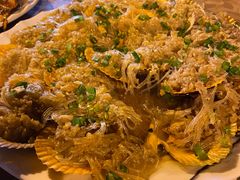 粉丝蒸扇贝-明润海鲜(南边海店)