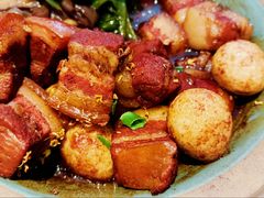 桂花虎皮蛋红烧肉-吕氏焗小鲜•海鲜青岛菜(八大关店)