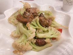 烧鹅汁炒台山菜花-岭南海晏楼(滨江东总店)