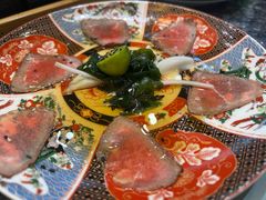 烤半生牛肉-渔荷食町·铁板烧料理(崂山万象汇店)
