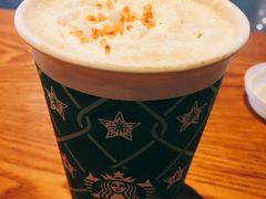 太妃榛果风味糖脆拿铁-星巴克(天津滨海国际机场1店)