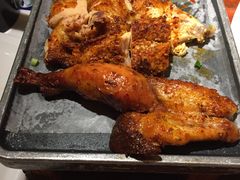 烤肉烤鸡拼盘-绿茶餐厅(华联万柳店)