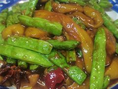 豆角烧茄子-圆满素食林饭店非遗素食(河西店)
