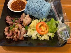 -蝶豆花蓝面条