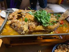 烤海炉鱼-路边摊小炉子烧烤