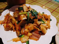 大蒜腊肉炒豆丝-楚太子  中餐&烧烤(武大店)