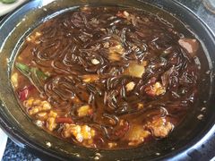 粉丝煲-锦江中华村农家乐饭庄