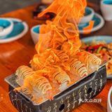 三亚市中心的天台餐厅 🔥火焰拼盘寿司绝了❗ 