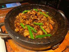 酱爆石锅蛙-绿茶餐厅(蓝色港湾店)