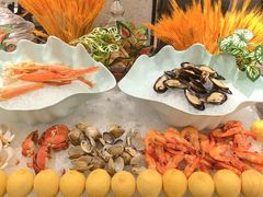 -广州万富希尔顿酒店-感趣自助餐厅·生蚝海鲜刺身