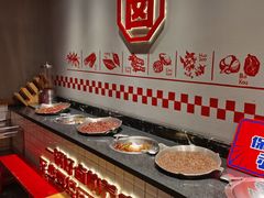 自助调料区-喜悦小串丹东小黄牛海鲜烧烤大排档(民主广场店)