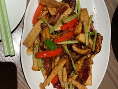 腊肉炒三菇-四道菜·福建菜馆(新街口金鹰店)