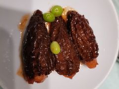 蜜豆虾酿羊肚菌-名善山珍·野生菌汤锅(文殊院店)