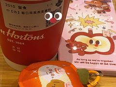 春日苹果燕麦拿铁-Tims天好咖啡·贝果(东吴龙湖天街店)