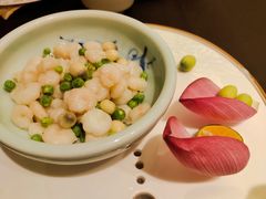 鲜莲河虾仁-杭州西湖柳莺里酒店·闻莺厅