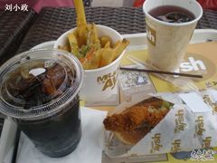 吉列鸡腿槟治+可乐-艾薯夫妇Aysh(福田星河COCOPark店)