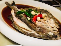 葱椒鲈鱼-绿茶餐厅(广州天河城店)