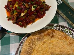 焉耆滚刀肉辣皮子夹馍-新疆巴州金丝特餐厅(大钟寺店)