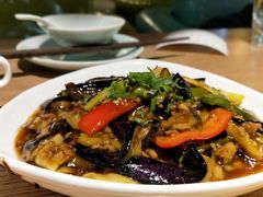 鱼香茄子煲-去茶去餐厅(中央大街店)