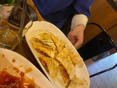 烤肉泡菜馅饼-包装马车·韩国料理·포장마차