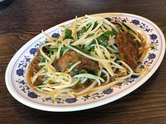 韭菜炒猪肝-拉面莊夢語＆中华料理八椿