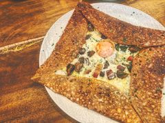 鸡蛋蘑菇熏肉荞麦可丽饼-RAC BAR(安福路店)