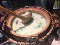 鲜虾干贝粥-潮十三潮汕砂锅粥(高新四路大都荟店)