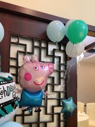 -小鲤鱼生日气球派对会场策划布置