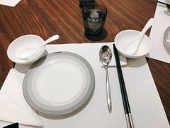 餐具摆设-港丽餐厅(杭大店)