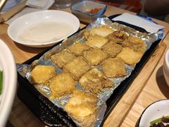 路边摊摊火烤的爆浆小豆腐-贵凤凰贵州米粉(望京店)