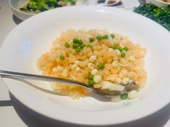 鸡头米百合炒虾仁-玫瑰厅上海菜(兴国路店)