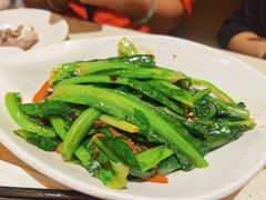 豆豉鲮鱼炒油麦菜-香港新发烧腊茶餐厅(书城店)